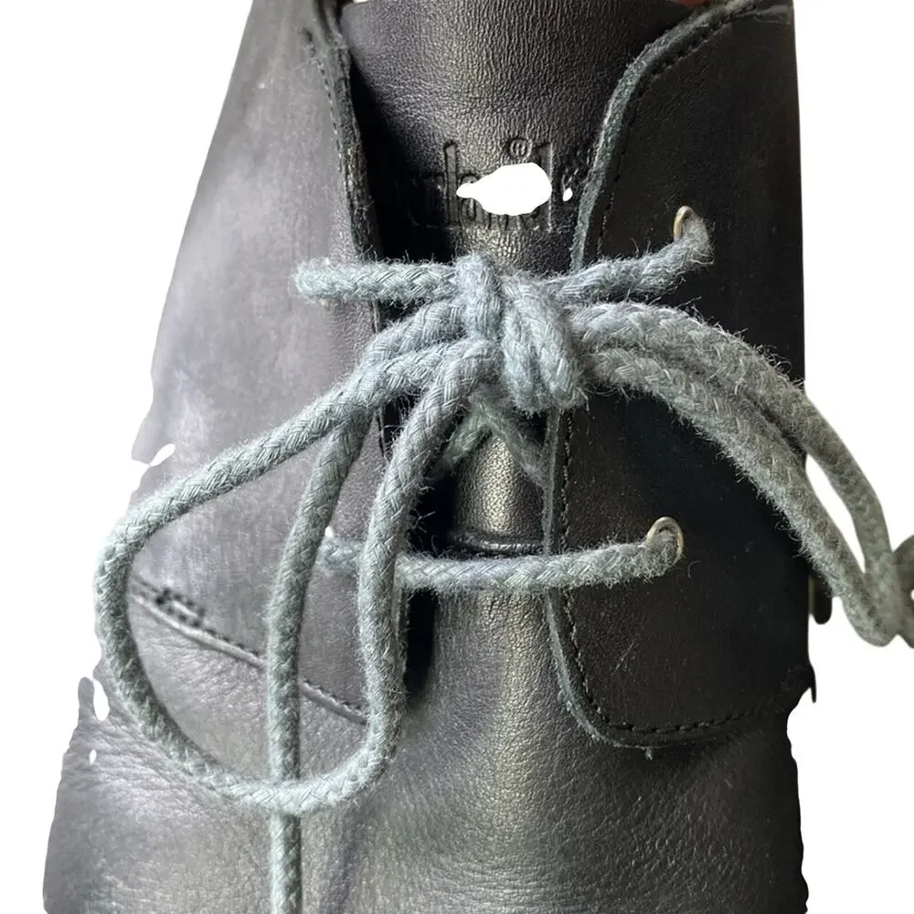 TIMBERLAND Leather Stormbuck Shoe Mens Sz 12 Black Lace Up